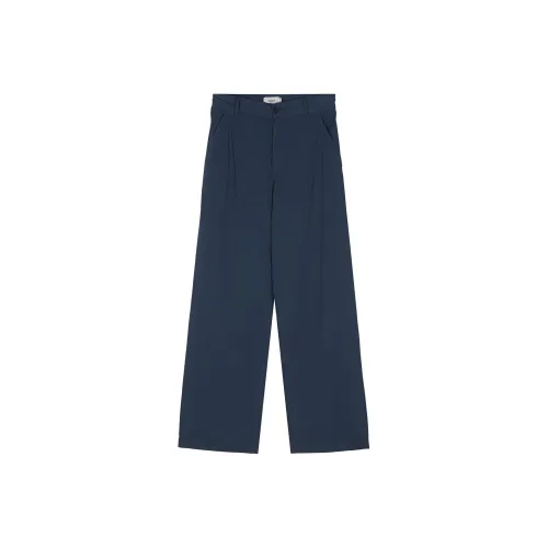 Barena SS24 Повседневные брюки Женские Морской синий