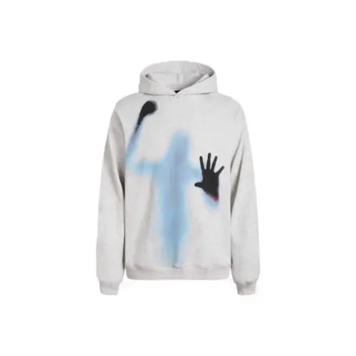 KYKW Толстовка Унисекс Белый Серый