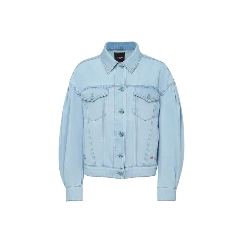 JACOB COHEN Denim Trucker Куртка Couture Collection Denim Куртка Женская Светло-Синяя