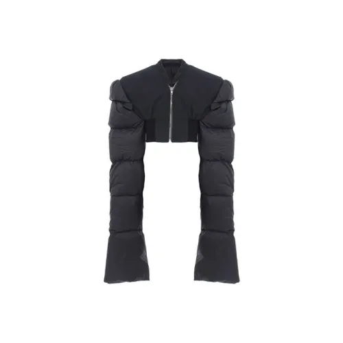 RICK OWENS Черное Женское Короткое Пальто