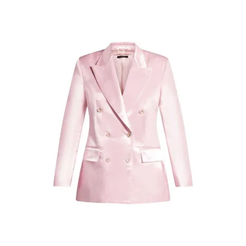 TOM FORD SS24 Бизнес-костюм Куртка Женская Розовая