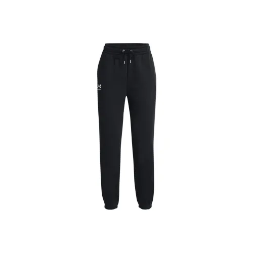 Under Armour Essential Черные Женские Вязаные Тренировочные Брюки