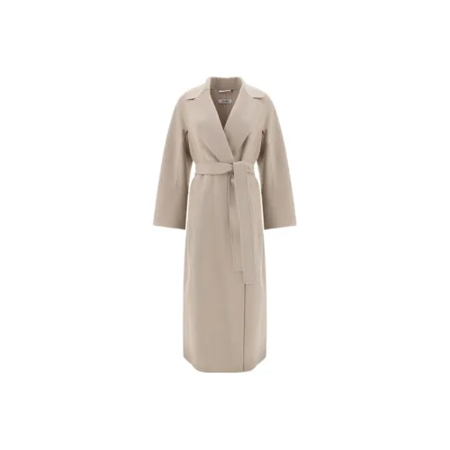 MaxMara Пальто Женское Светло-Серое