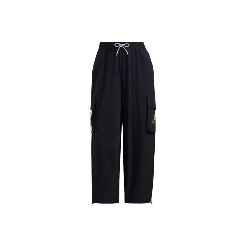 ADIDAS NEO Вязаные Спортивные Штаны Женские Черные