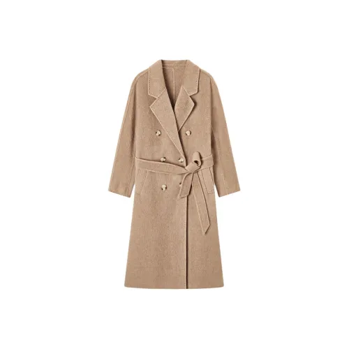 EICHITOO Хаки Женское Пальто