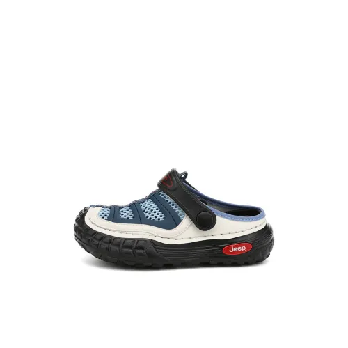 JEEP Износостойкие Легкие Амортизирующие Противоскользящие Низкие Топы Детские Сандалии для Малышей