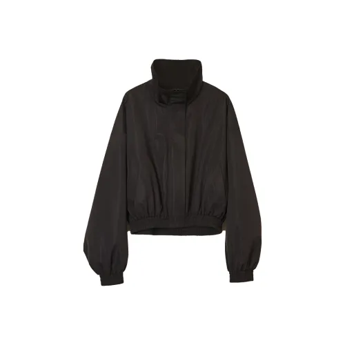 BLACK&COLOR Черное унисекс короткое пальто