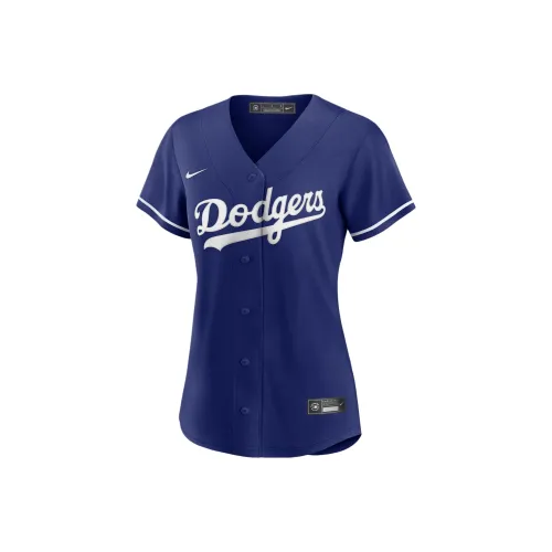 Nike MLB Коллаборация Los Angeles Dodgers Freddie Freeman Бейсбольная куртка Женская Синяя