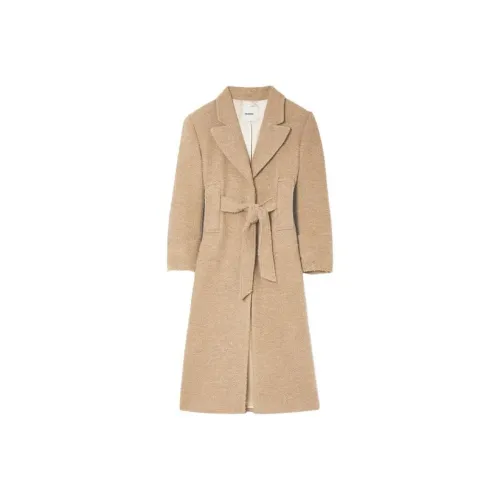 Sandro Песочный Женский Пальто