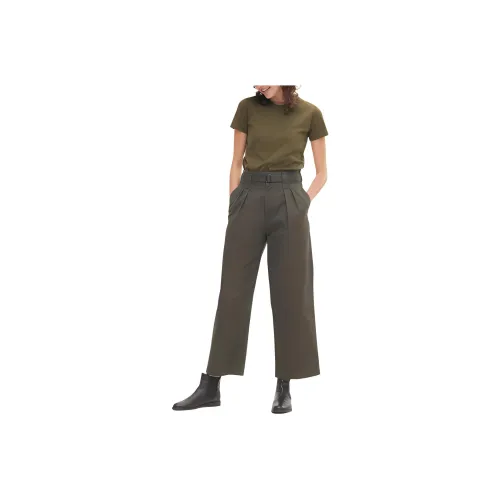 UNIQLO Зеленые Женские Повседневные Брюки