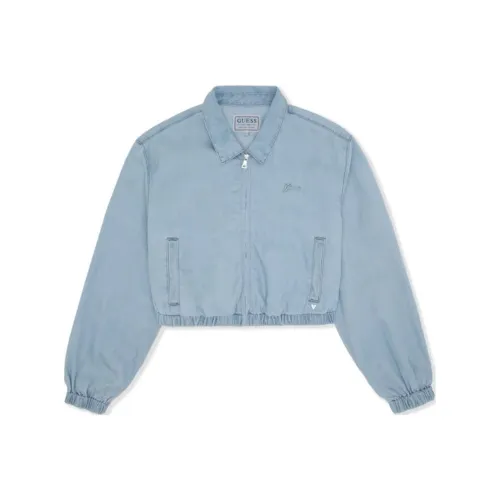GUESS Denim Jacket Women's Light Blue