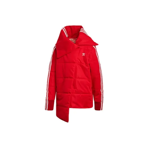 adidas originals Светло-алый Женские Объемные Куртки (Пуфы)