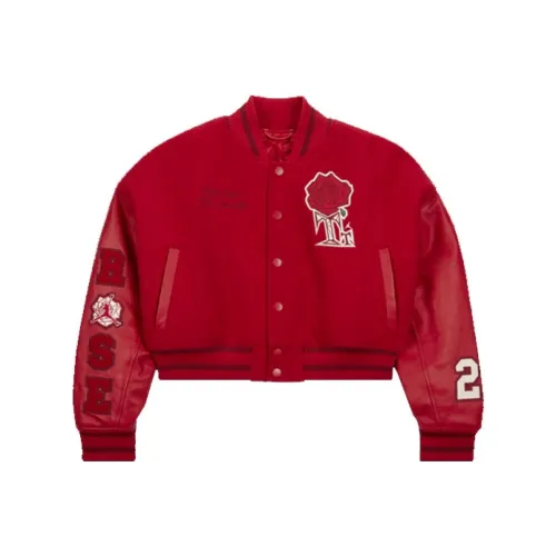 JORDAN BRAND Cropped Jacket Women's Red