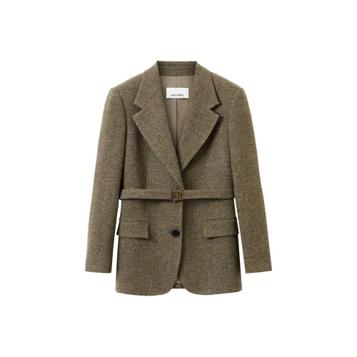 LANCY Бизнес-костюм унисекс хаки зеленый