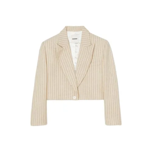 Sandro Бизнес-костюм женский бежевый желтый