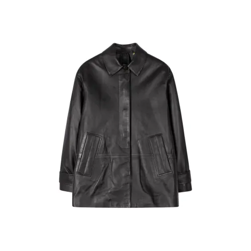 Paul Smith Черные Женские Кожаные Куртки