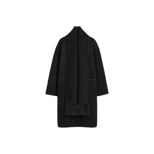 TOTEME Черное Женское Пальто