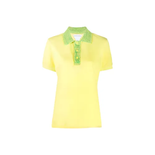 Bottega Veneta SS22 Поло Женское Желтое