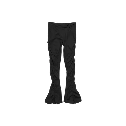 Acne Studios Жидкость Linen Trousers Casual Pants Women's Black