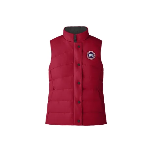 Canada Goose Freestyle Series Красный Женский Пуховый жилет