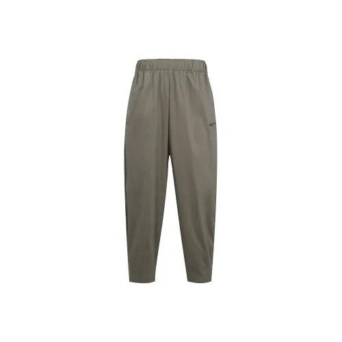 NIKE Серые Женские Вязаные Тренировочные Брюки
