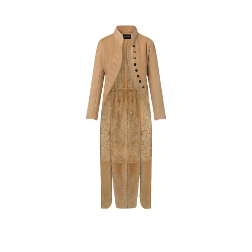 LOUIS VUITTON Пальто Женское Коричневое