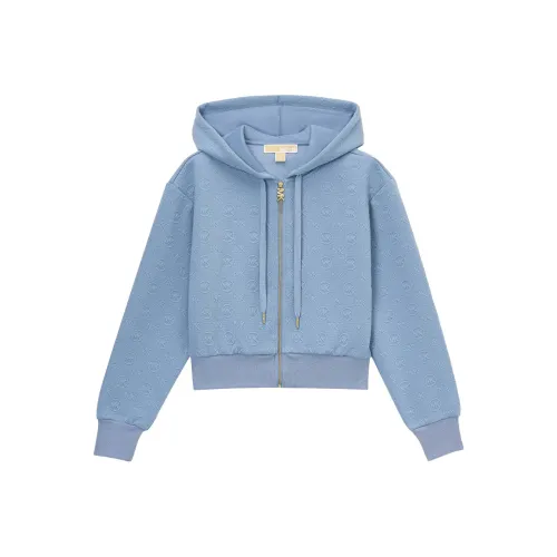 MICHAEL KORS SS24 Cropped Coat Women's Light Blue MICHAEL KORS SS24 Укороченное пальто женское светло-синее