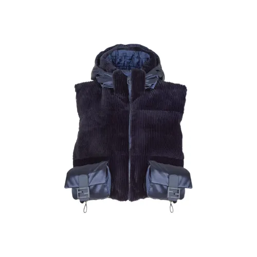 Fendi Синий Женский Пуховый жилет