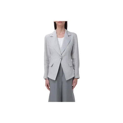 EMPORIO ARMANI Бизнес-костюм женский светло-серый