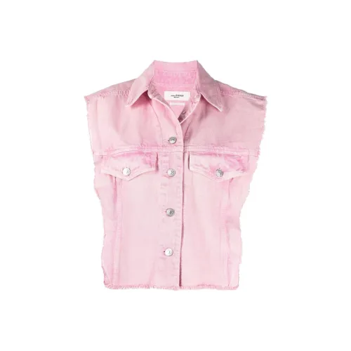 ISABEL MARANT Розовые Женские Джинсовые Куртки