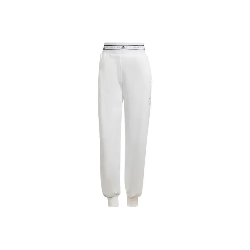 Adidas Белые Женские Вязаные Тренировочные Брюки