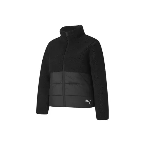 PUMA Sherpa Hybrid Черные Женские Бархатные Куртки