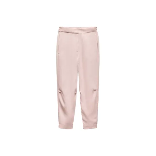 ZARA Розовые Женские Повседневные Брюки