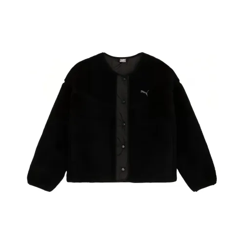 PUMA Reversibie Sherpa Бархат Feel Пальто Женское Черное
