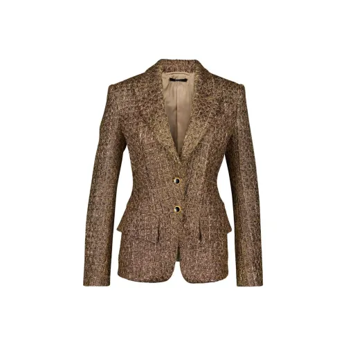 TOM FORD Бизнес-костюм Пальто Женское Золотое