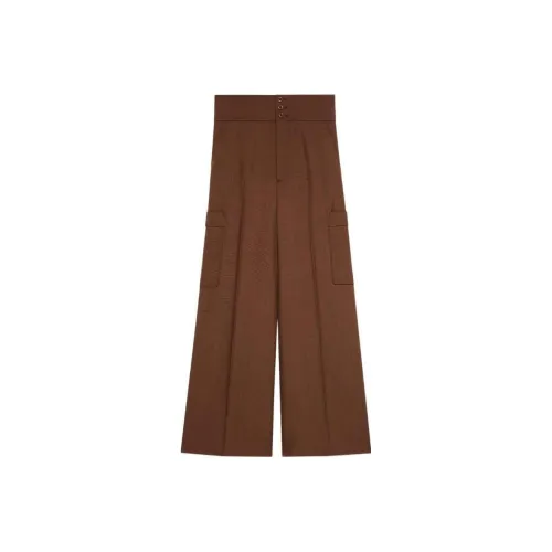 GUCCI Повседневные брюки Женские Коричневый