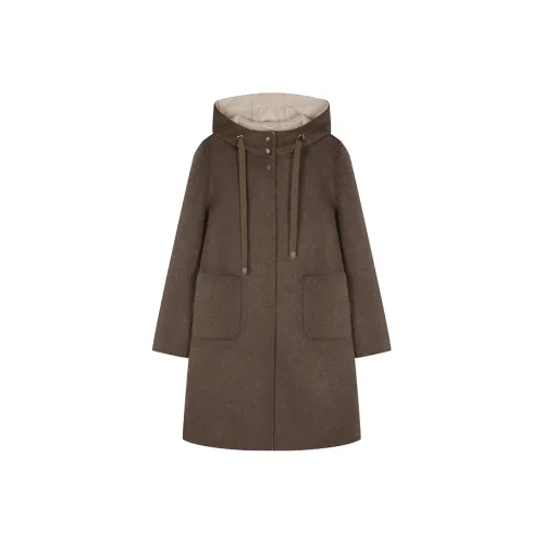 Mo Han Yi Mei Куртка Женская Какао-Кофейный Боб