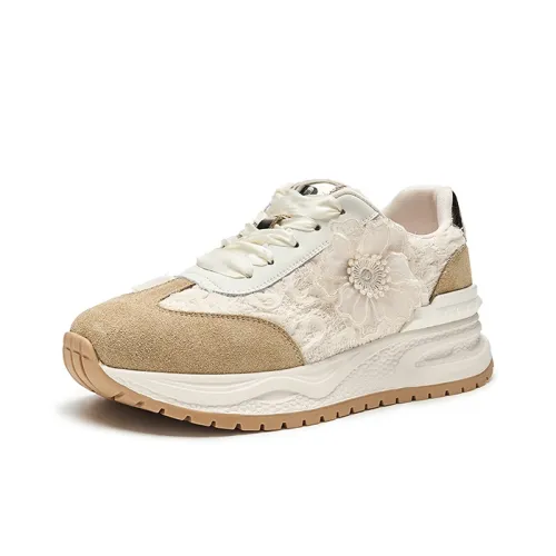 HR Casual Низкий Топ Бежевый Желтый Женский