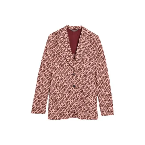 Stella McCartney Бизнес Костюм Пальто Женское Светло-Янтарно-Розовое