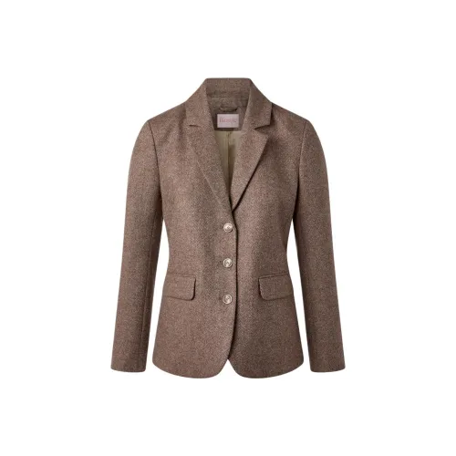 Rouje FW24 CELESTIN Куртка Бизнес Костюм Женская Коричневая