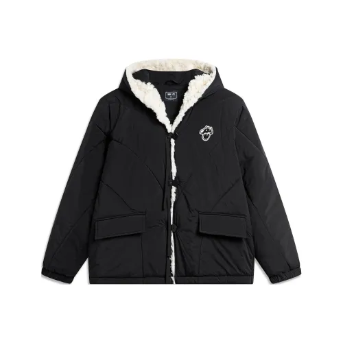 LINING x LEAGUE OF LEGENDS Sports Life Collection Пуховая куртка Женская Черный Экрю