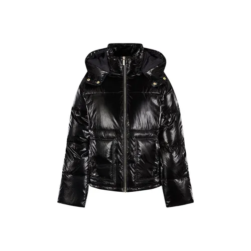 ARMANI EXCHANGE Черные женские объемные куртки (пуфы)
