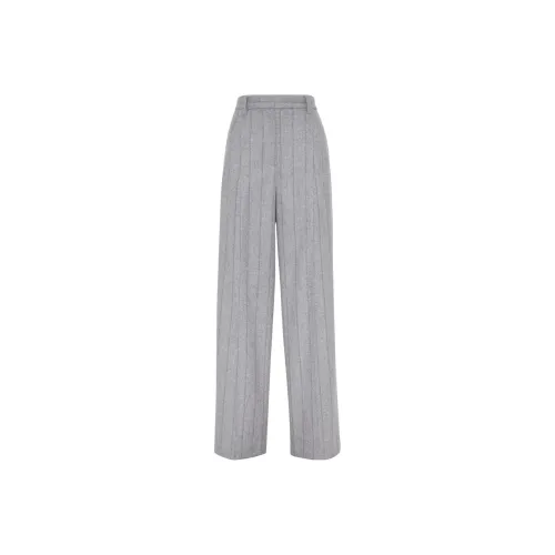 BRUNELLO CUCINELLI Повседневные брюки Женские Серый