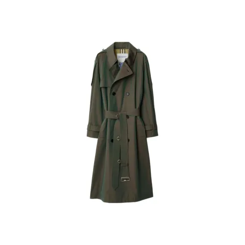Burberry SS24 Тренчкот Женский Зеленый