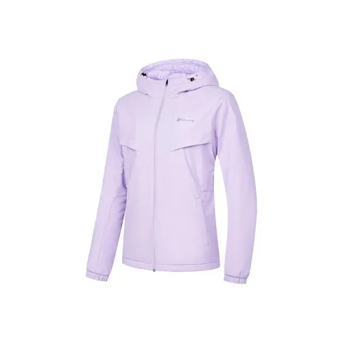 QIAODAN Пуховая куртка Женская Сияние Фиолетовый