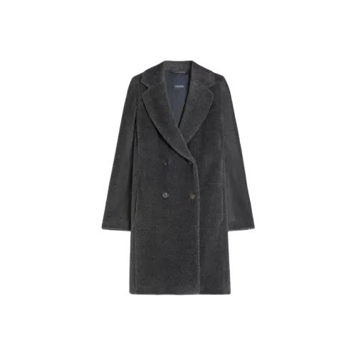 'S MAX MARA Серое Женское Пальто