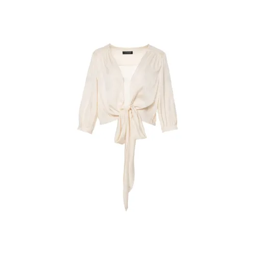 FLONAKED Cropped Coat Women's Ecru FLONAKED Укороченное пальто женское экрю