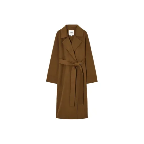 COS Коричневое Женское Пальто