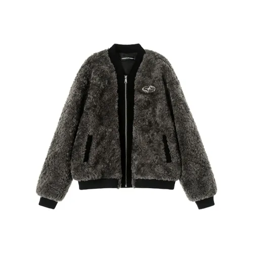 ETERNITY ITA Коричневый серый Женское короткое пальто