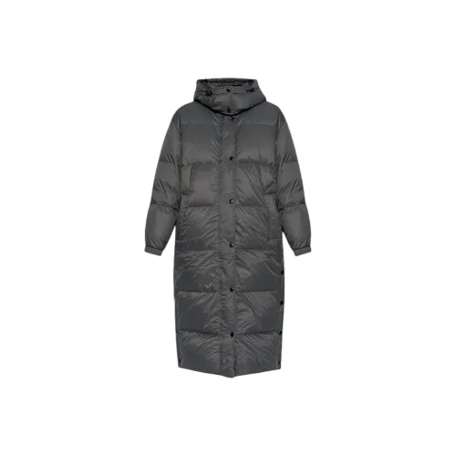 Yves Salomon Пуховик Женский Серый